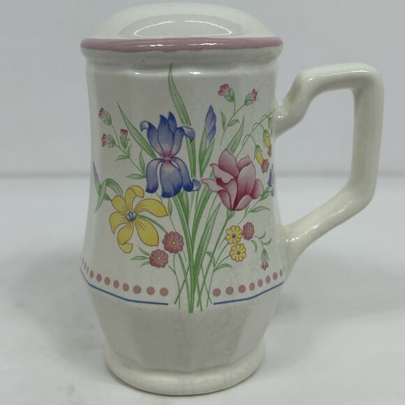 Sarma Studios Victorian Flowers 4.5" Oversized Salt & Pepper Shaker Set Handle - Picture 8 of 16